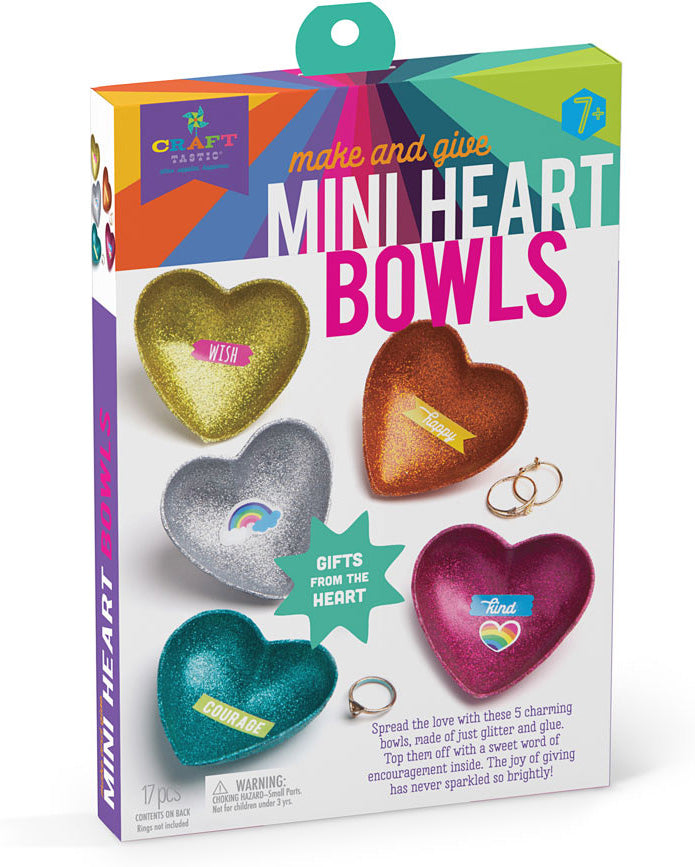Craft-tastic Mini Heart Bowls Kit