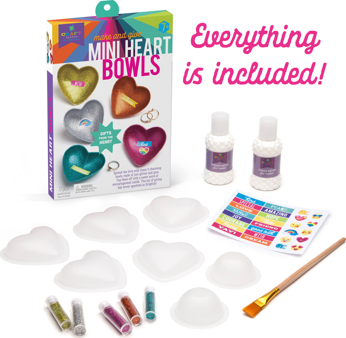 Craft-tastic Mini Heart Bowls Kit