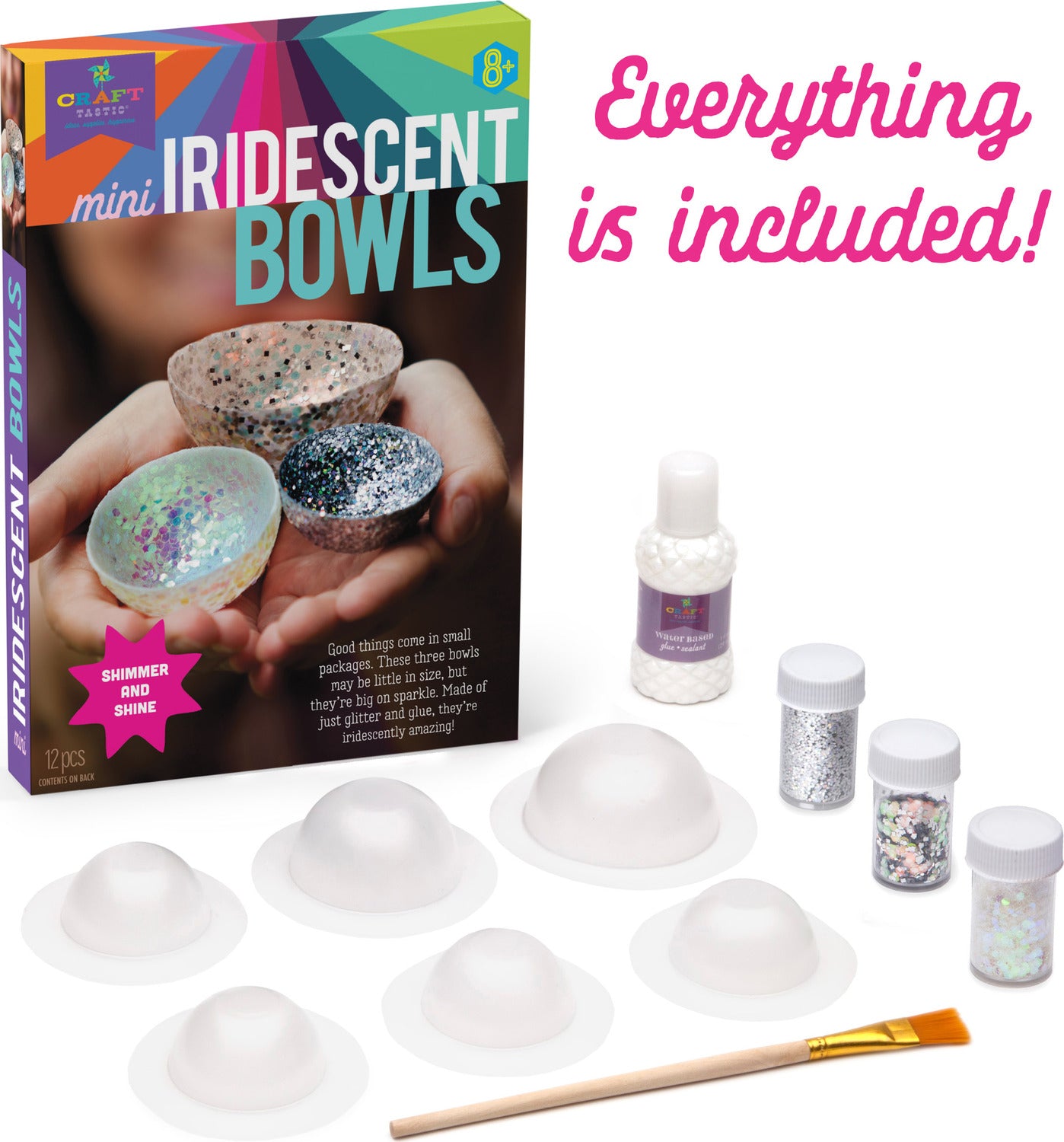 Craft-tastic Mini Iridescent Bowls Kit