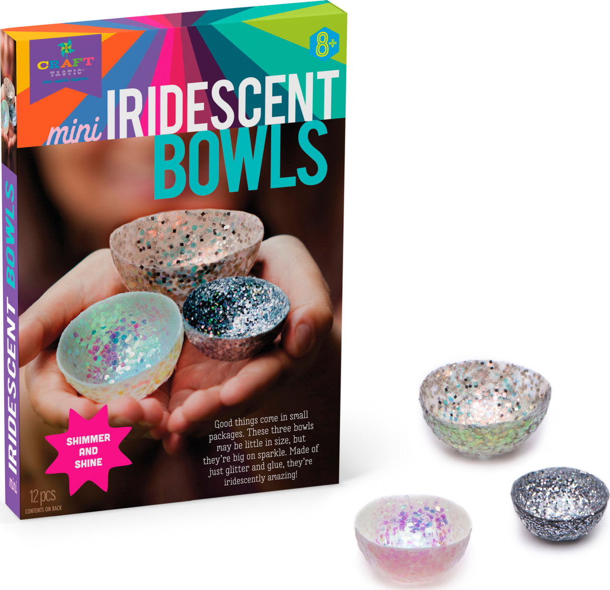 Craft-tastic Mini Iridescent Bowls Kit