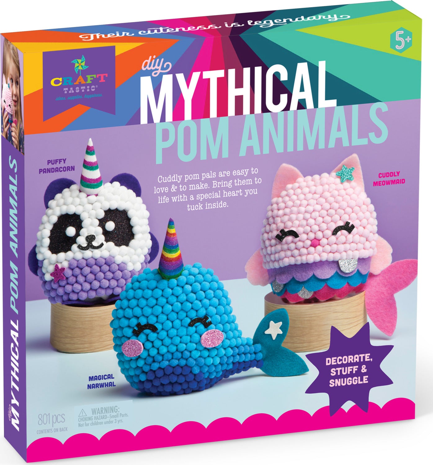 Craft-tastic Mythical Pom Animals Kit