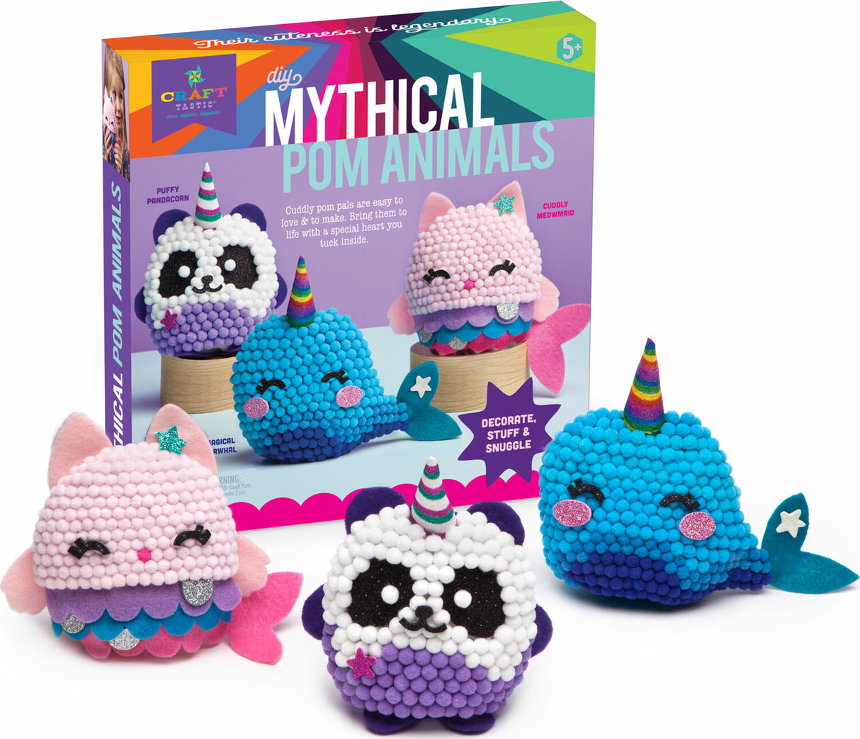 Craft-tastic Mythical Pom Animals Kit