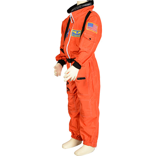 Jr. Astronaut Suit w/Embroidered Cap, size 6/8 (orange)
