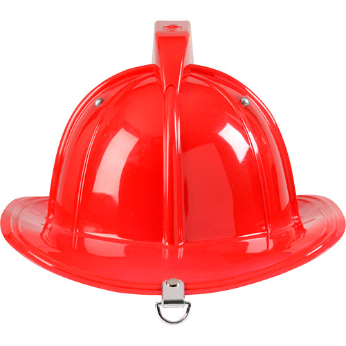 Jr. Fire Fighter, Helmet Only, Red Adj Youth Size, with Siren Light