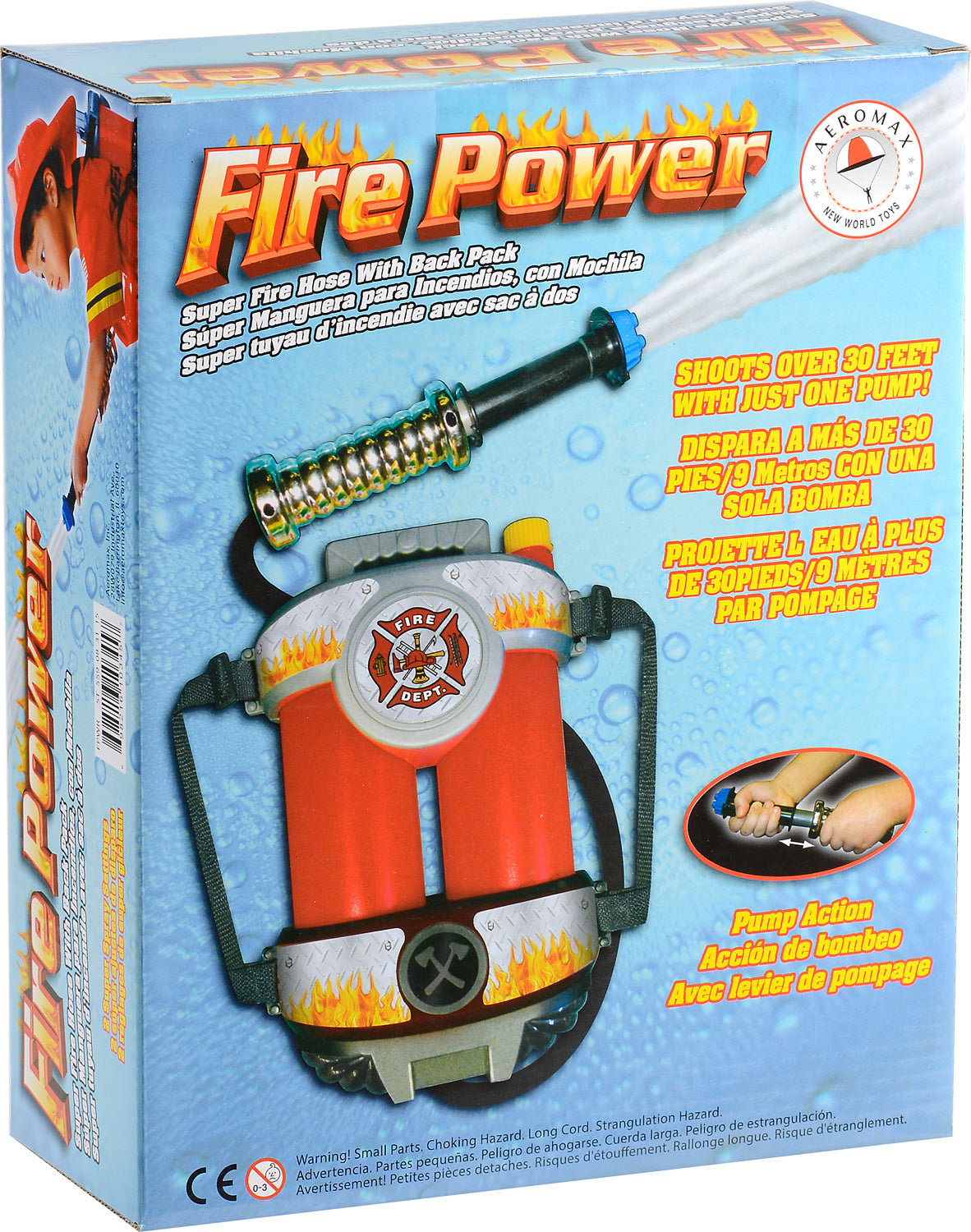 Fire Power Super Soaking Fire Hose with Backpack - Catalog
