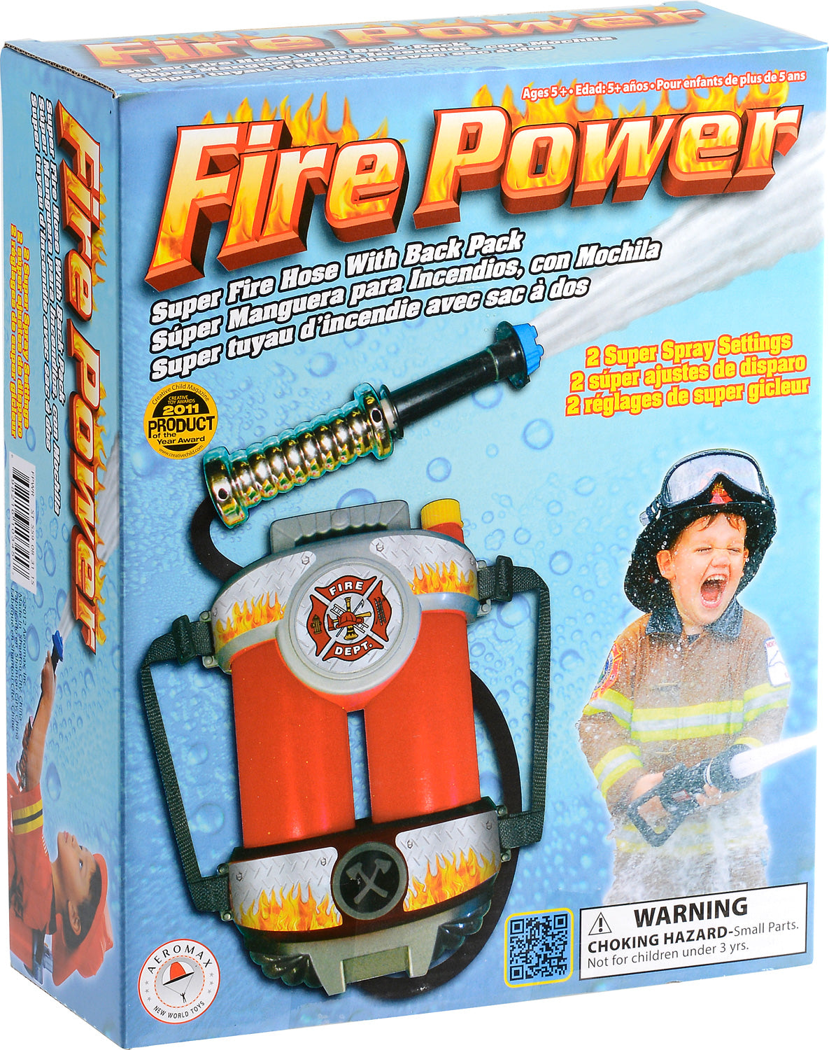 Fire Power Super Soaking Fire Hose with Backpack - Catalog