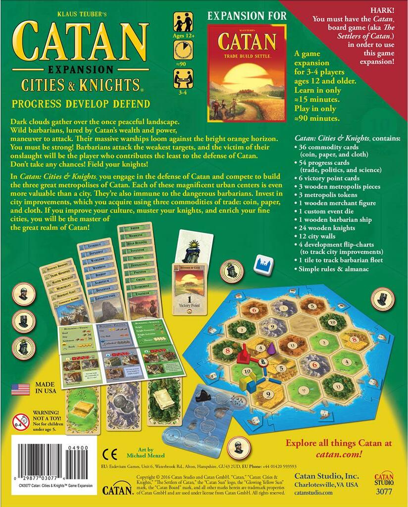 Catan: Cities & Knights Game Expansion