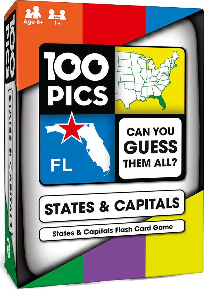 100 PICS US States and Capitals