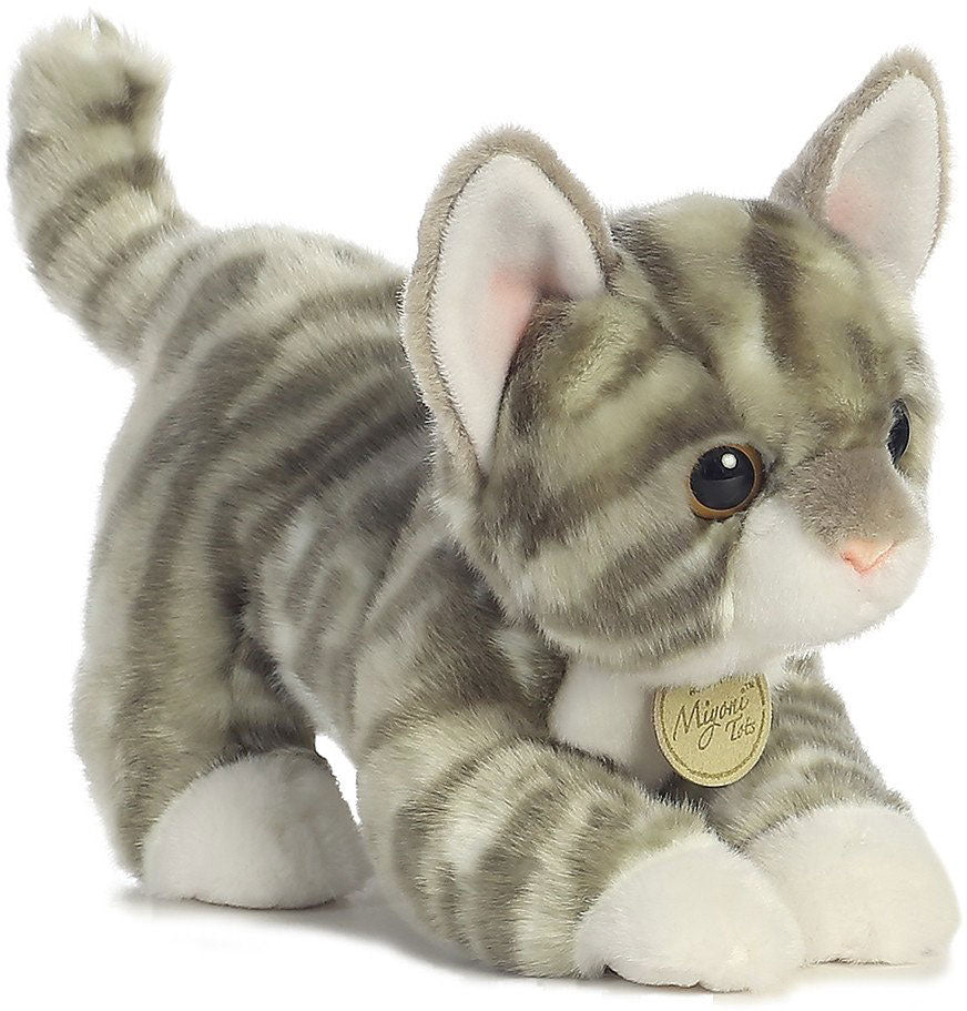 Miyoni - Grey Tabby Kitten 9in
