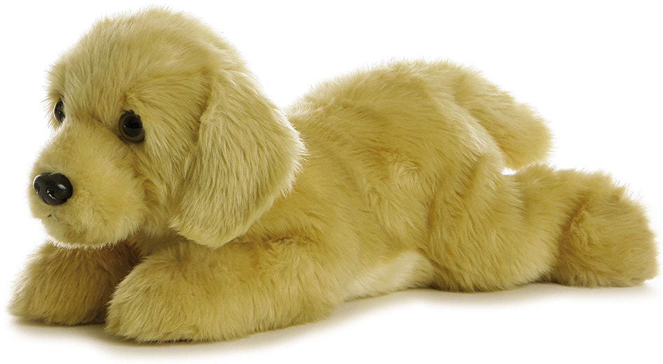 Goldie stuffed dog
