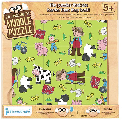 Farm Muddle Puzzle 9 pc