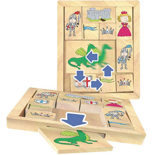 Castle Great Escape Sliding Puzzle 13 pcs