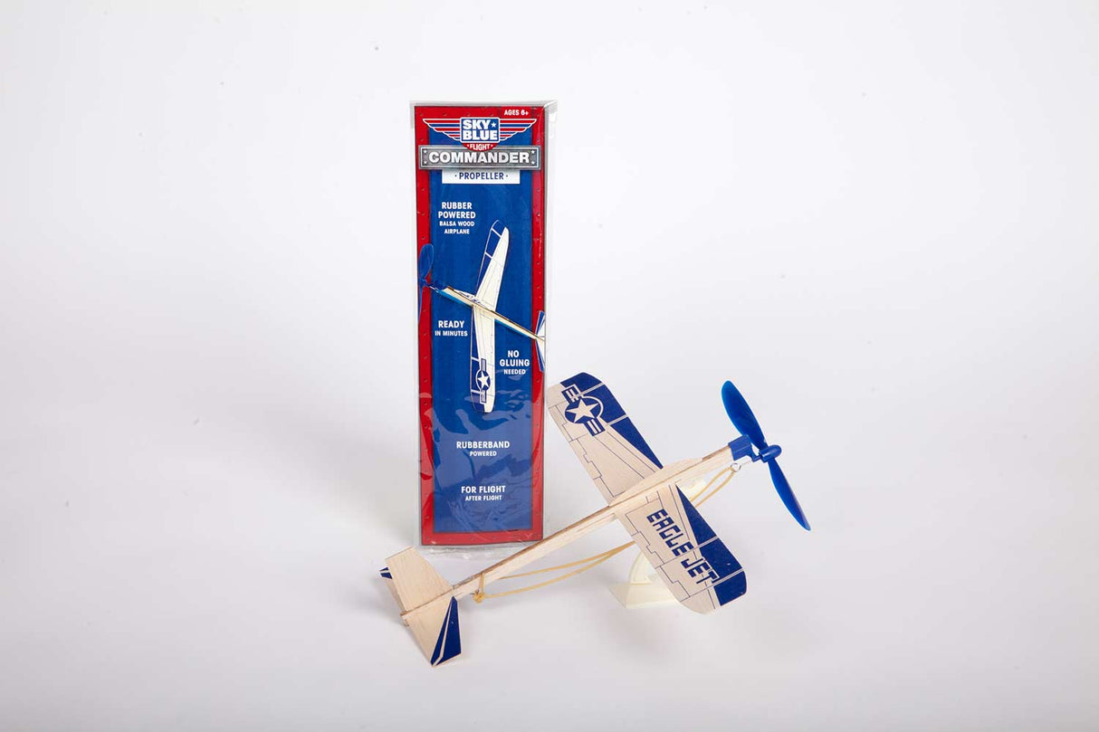 Commander (12" Balsa, Rubberband Powered)