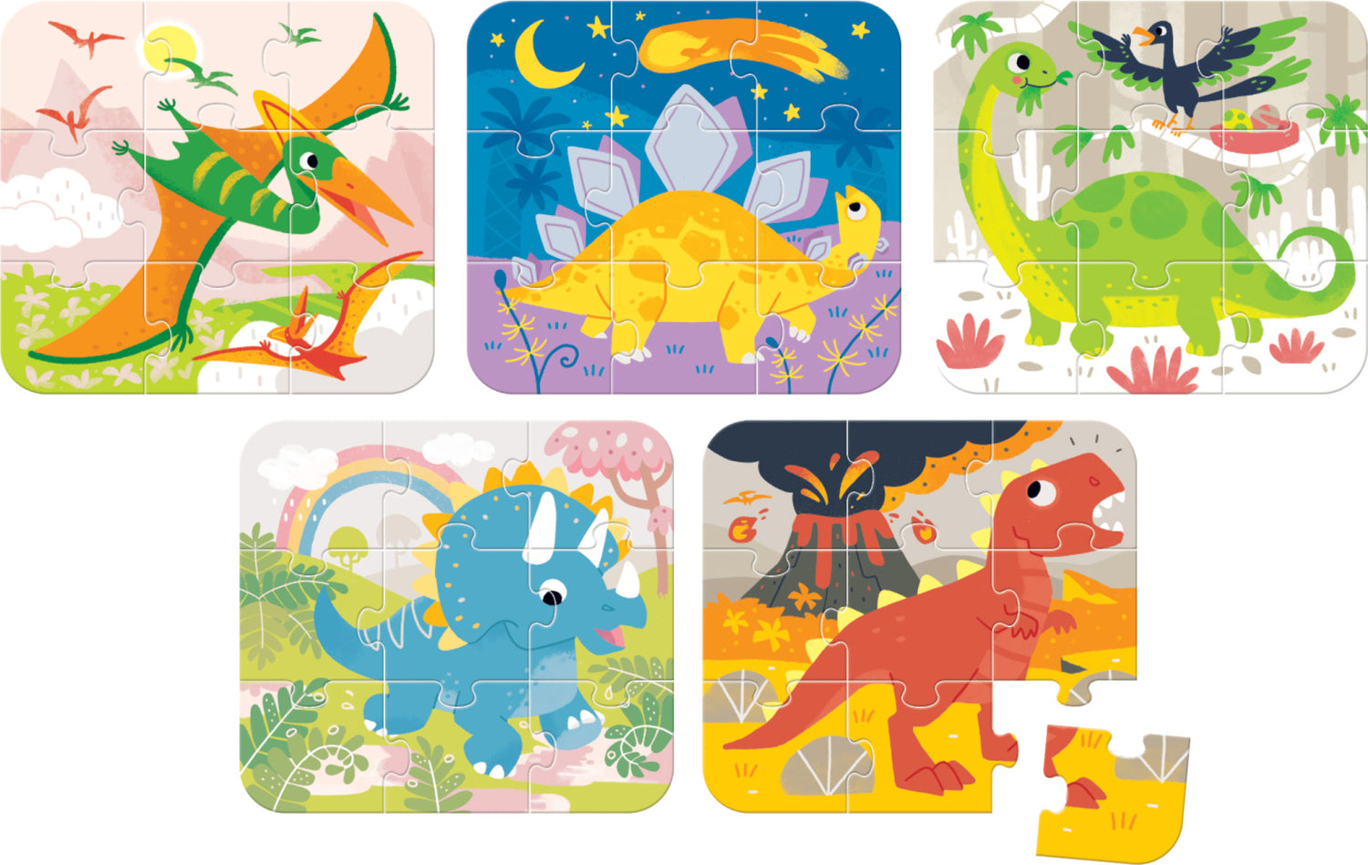 On-the-Go Puzzles Dinosaurs