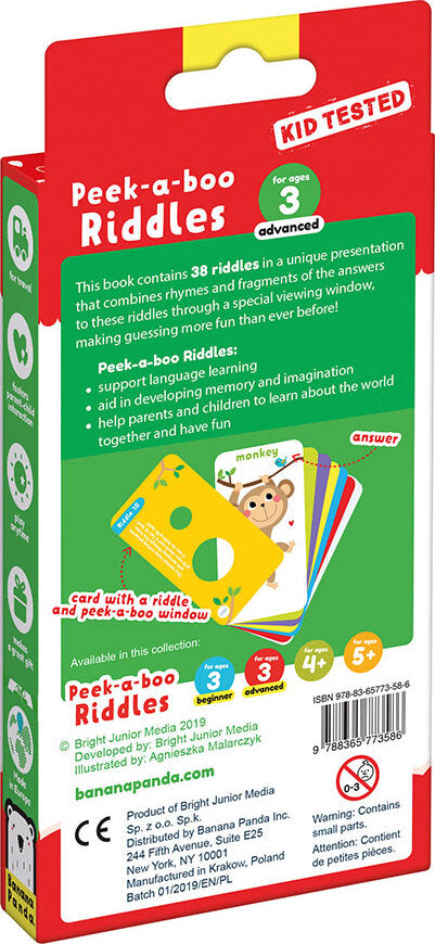 Peek-a-boo Riddles 3 Advanced