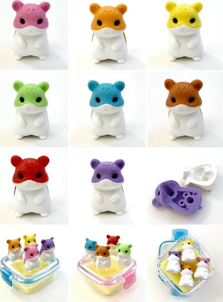 hamster eraser set