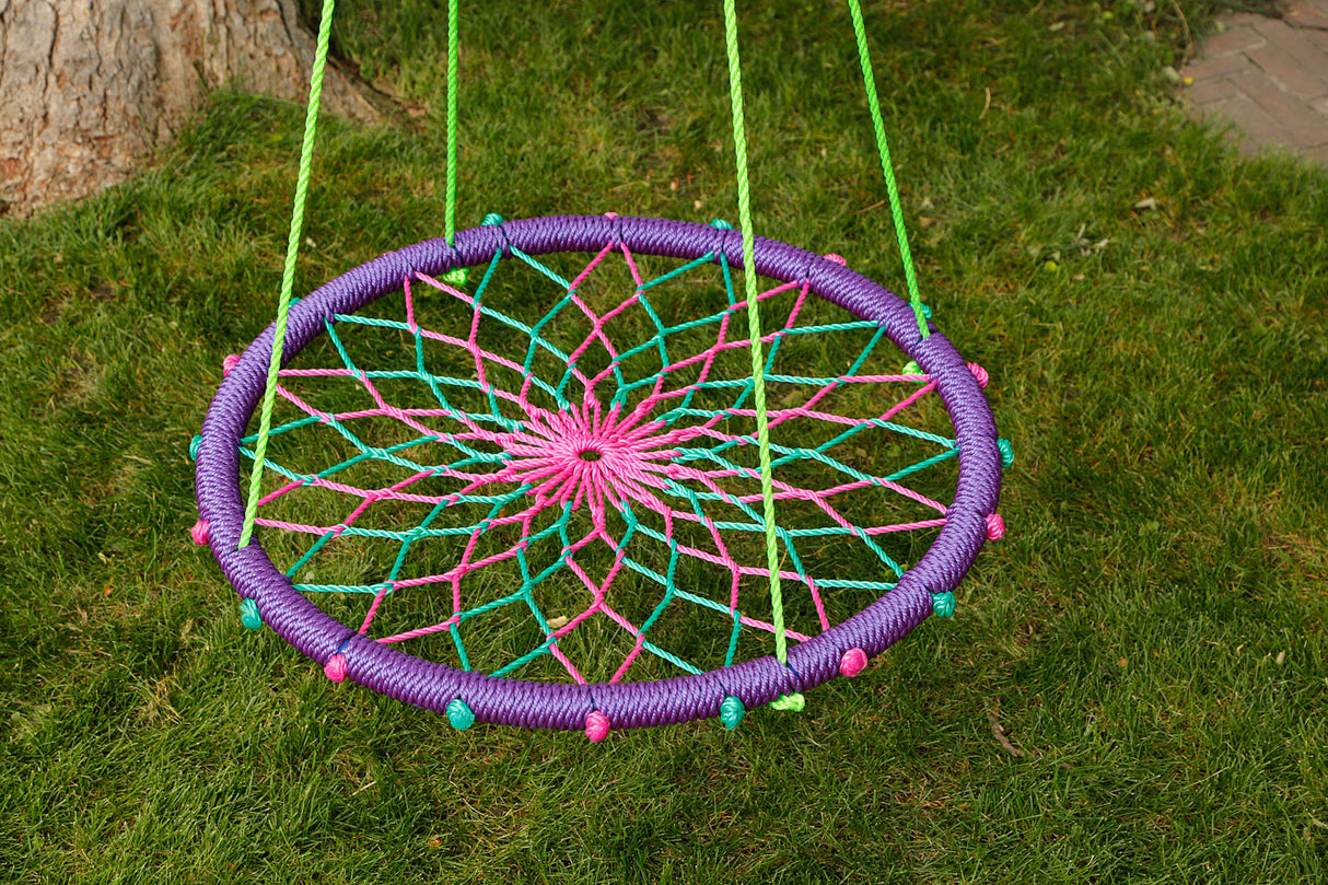 38" Sky Dreamcatcher Swing-Purple Fairy