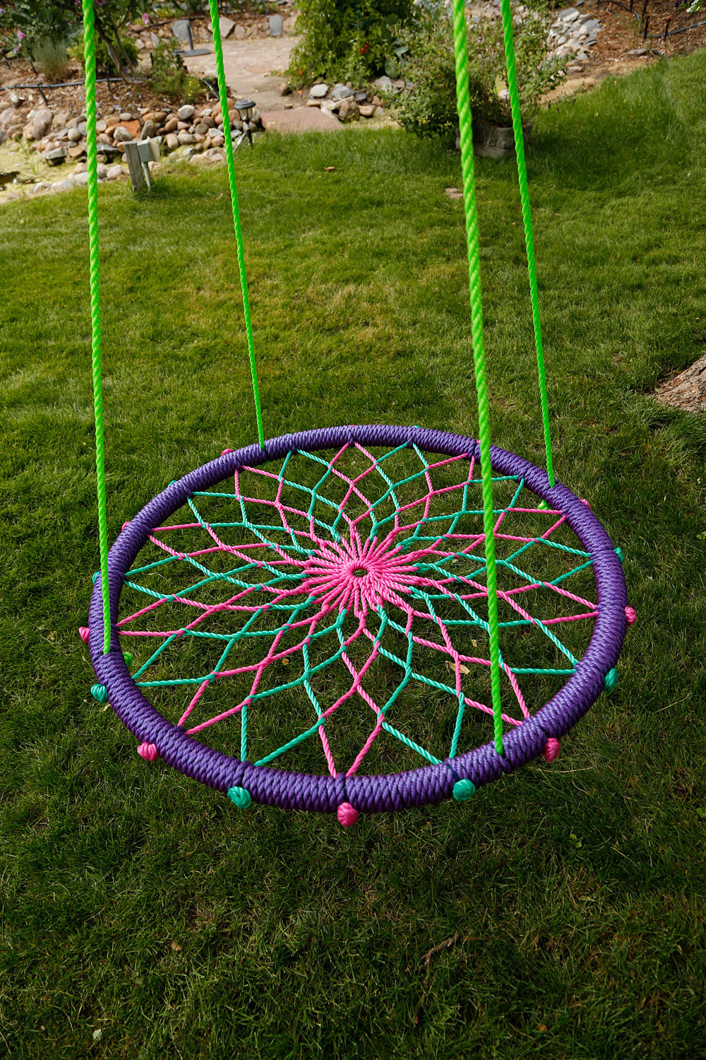 38" Sky Dreamcatcher Swing-Purple Fairy