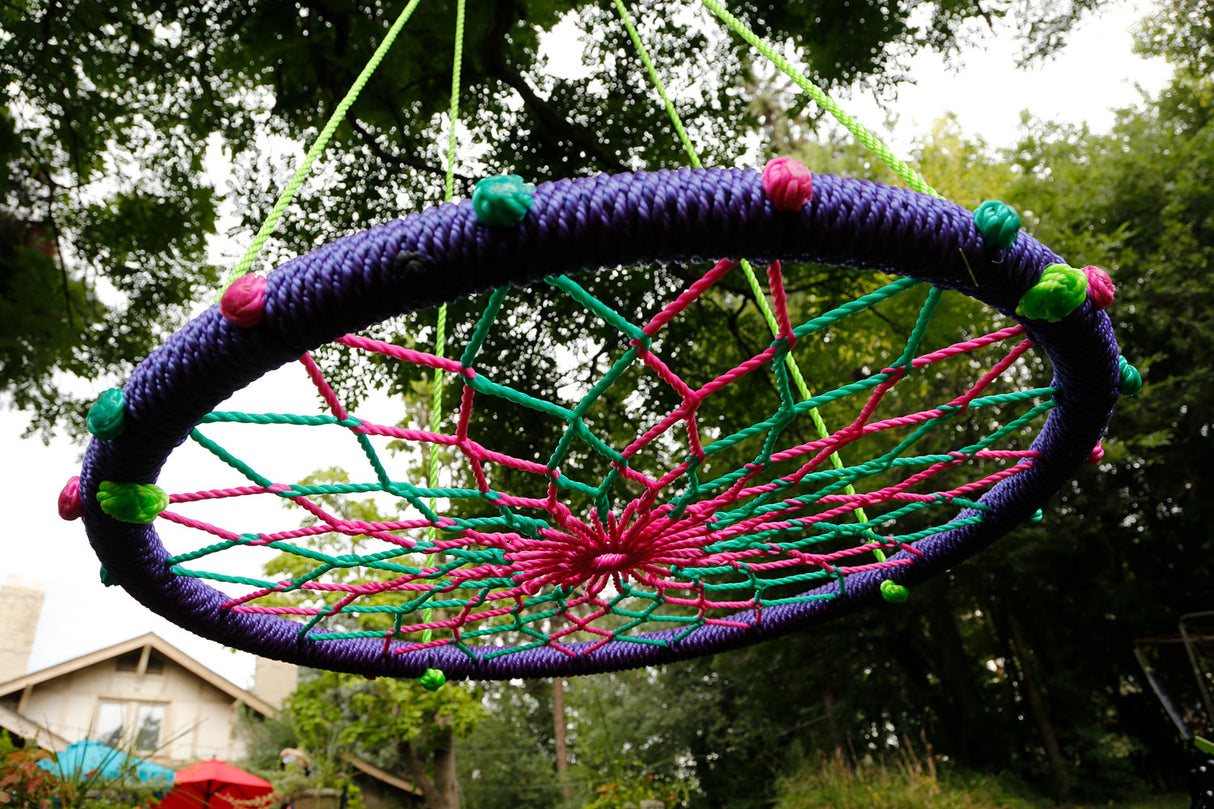 38" Sky Dreamcatcher Swing-Purple Fairy