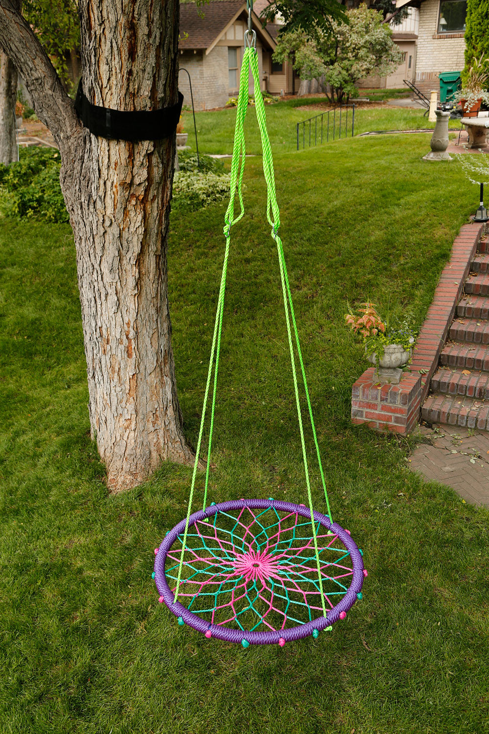 38" Sky Dreamcatcher Swing-Purple Fairy