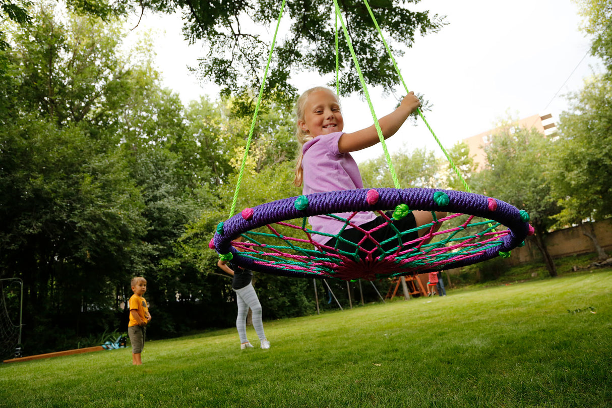 38" Sky Dreamcatcher Swing-Purple Fairy
