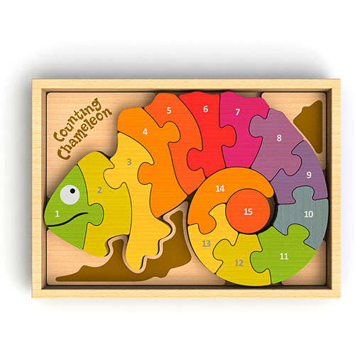 Counting Chameleon Puzzle