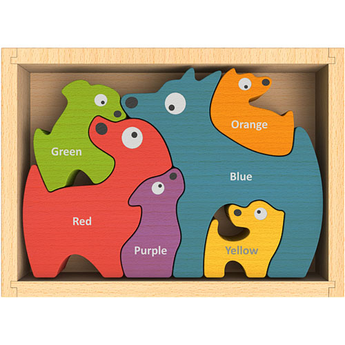 Dog Family Puzzle w/ Curriculum