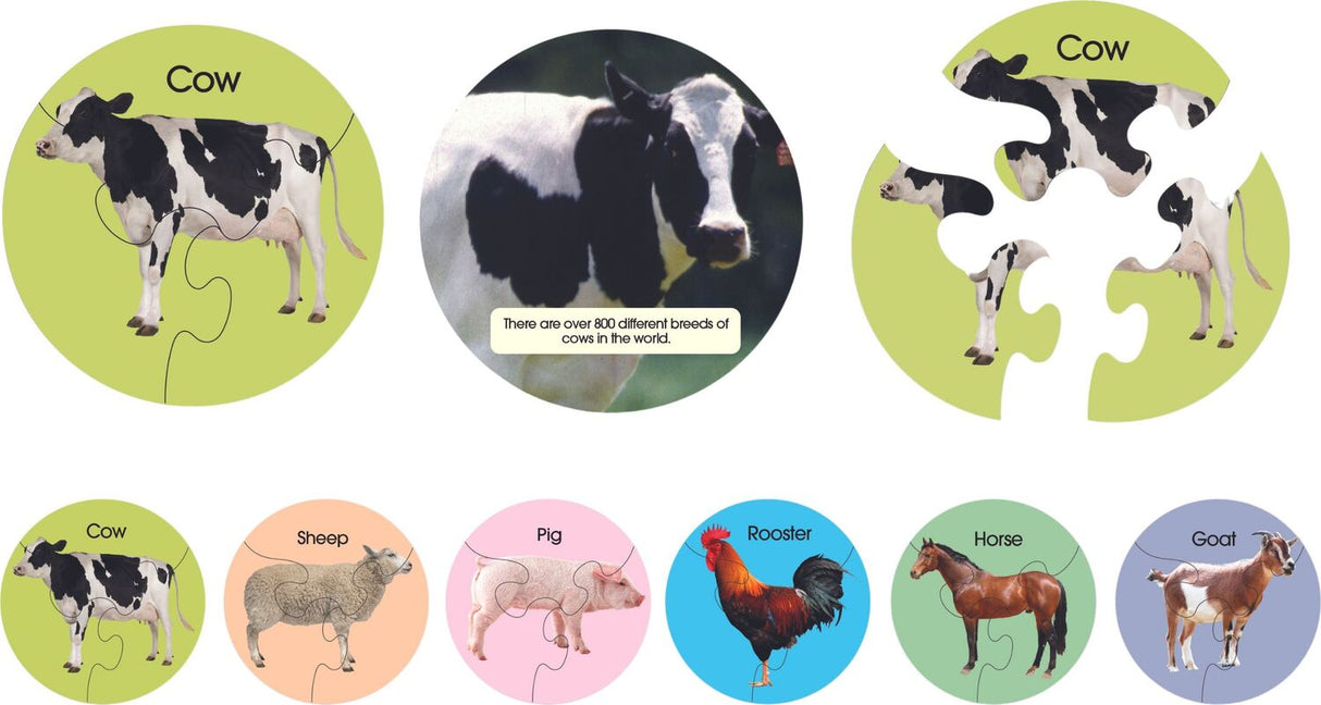 Farm Animal Puzzles