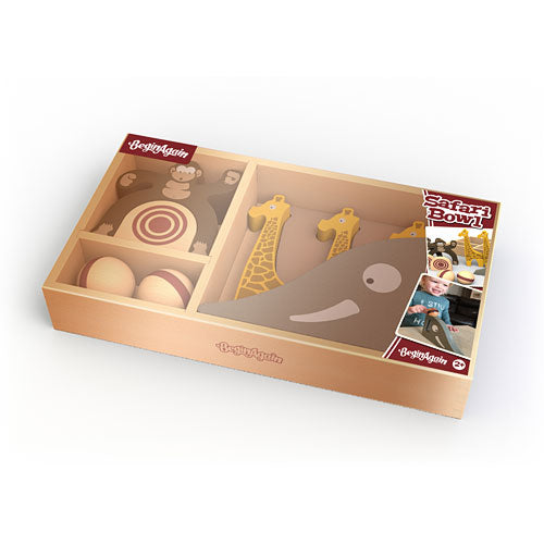Safari Bowl - wooden bowling game
