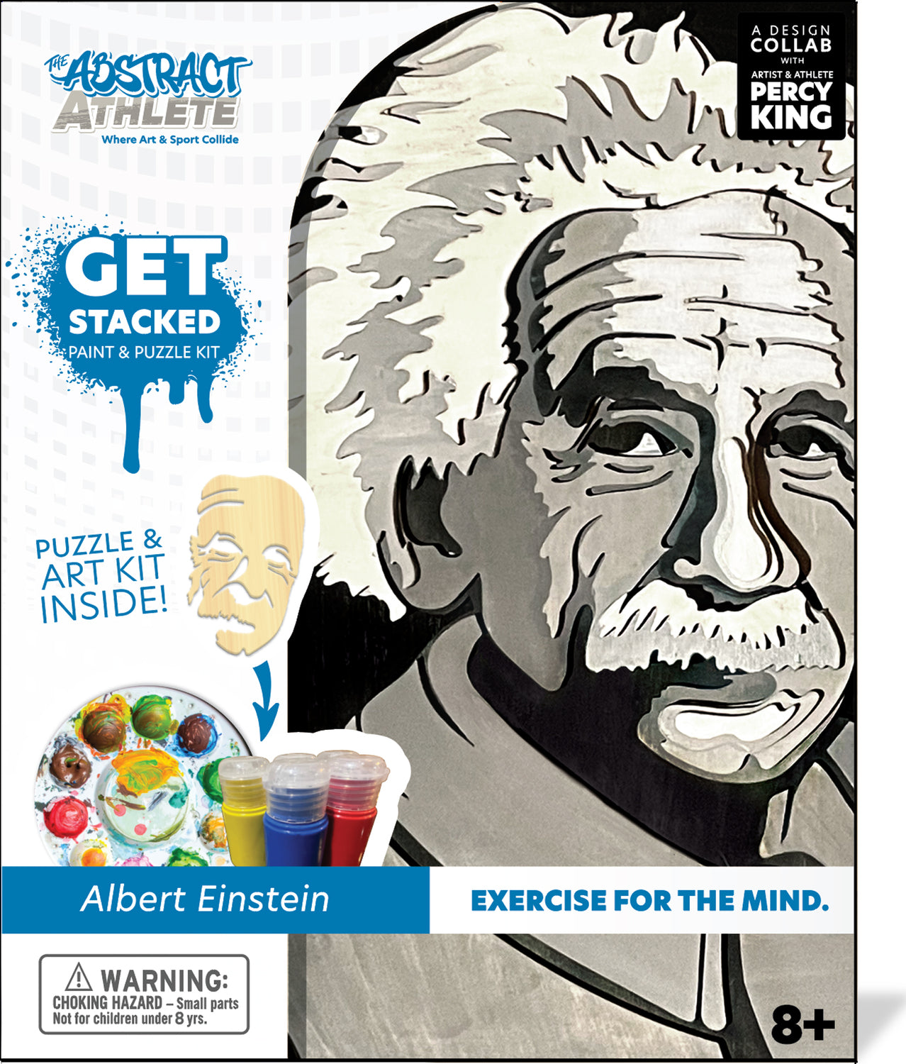 Get Stacked Paint and Puzzle Kit - Albert Einstein