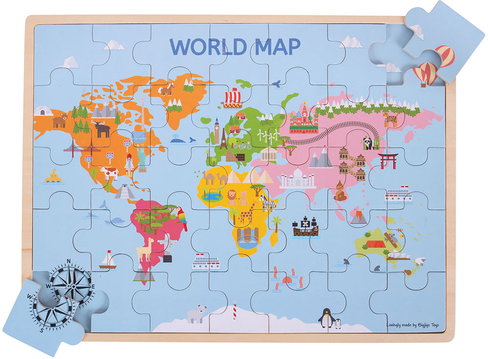 World Map Puzzle
