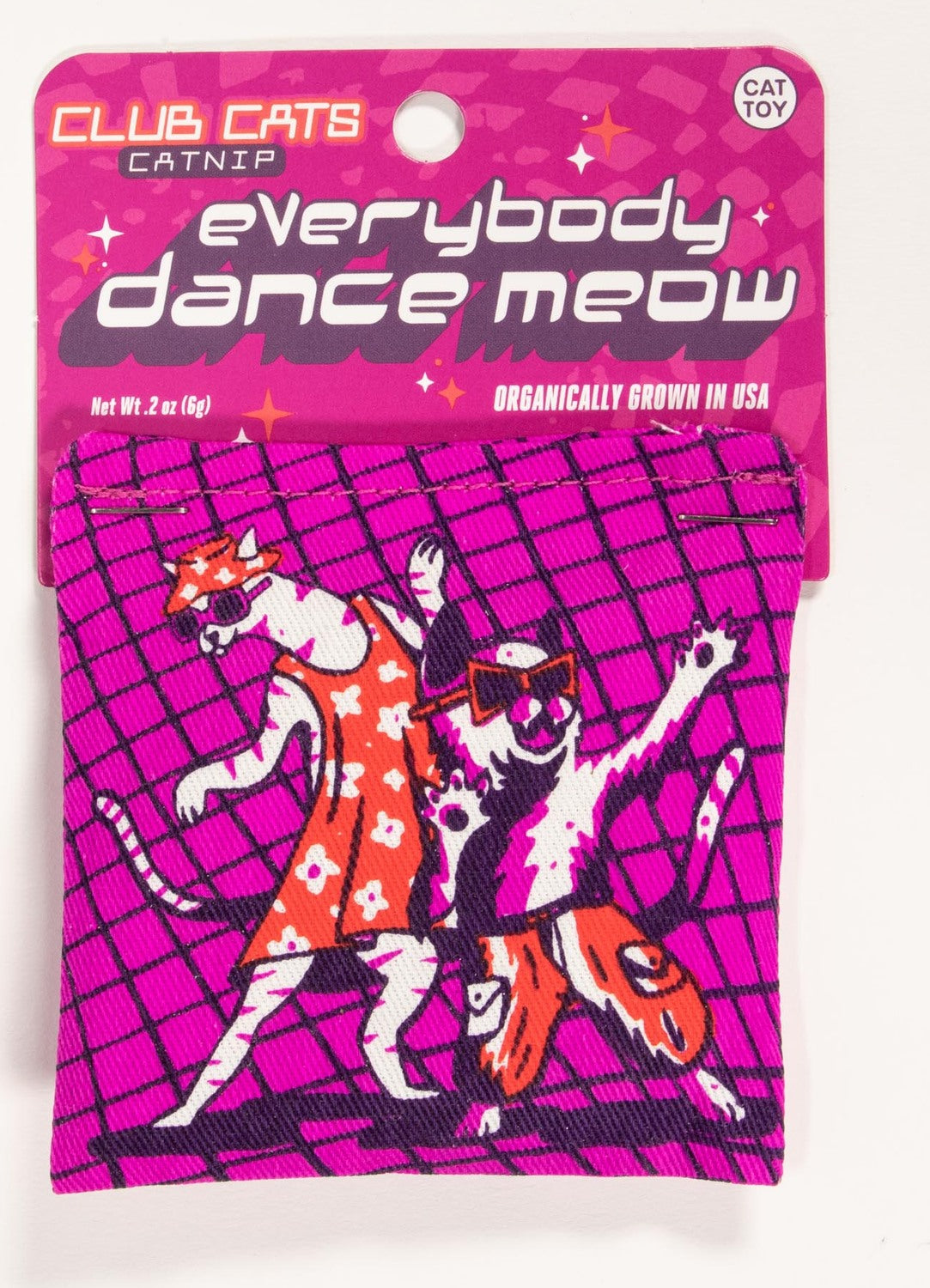 Everybody Dance Meow. Club Cats. Catnip Toy