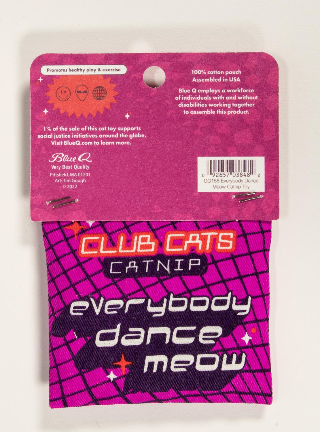 Everybody Dance Meow. Club Cats. Catnip Toy