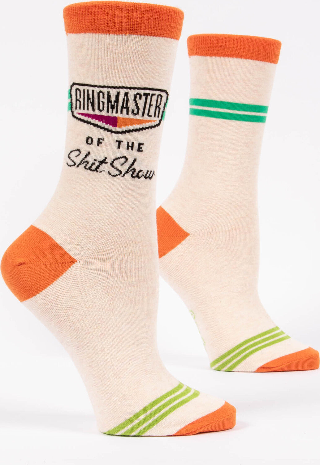 Ringmaster Of The Shit Show Womens Crew Socks