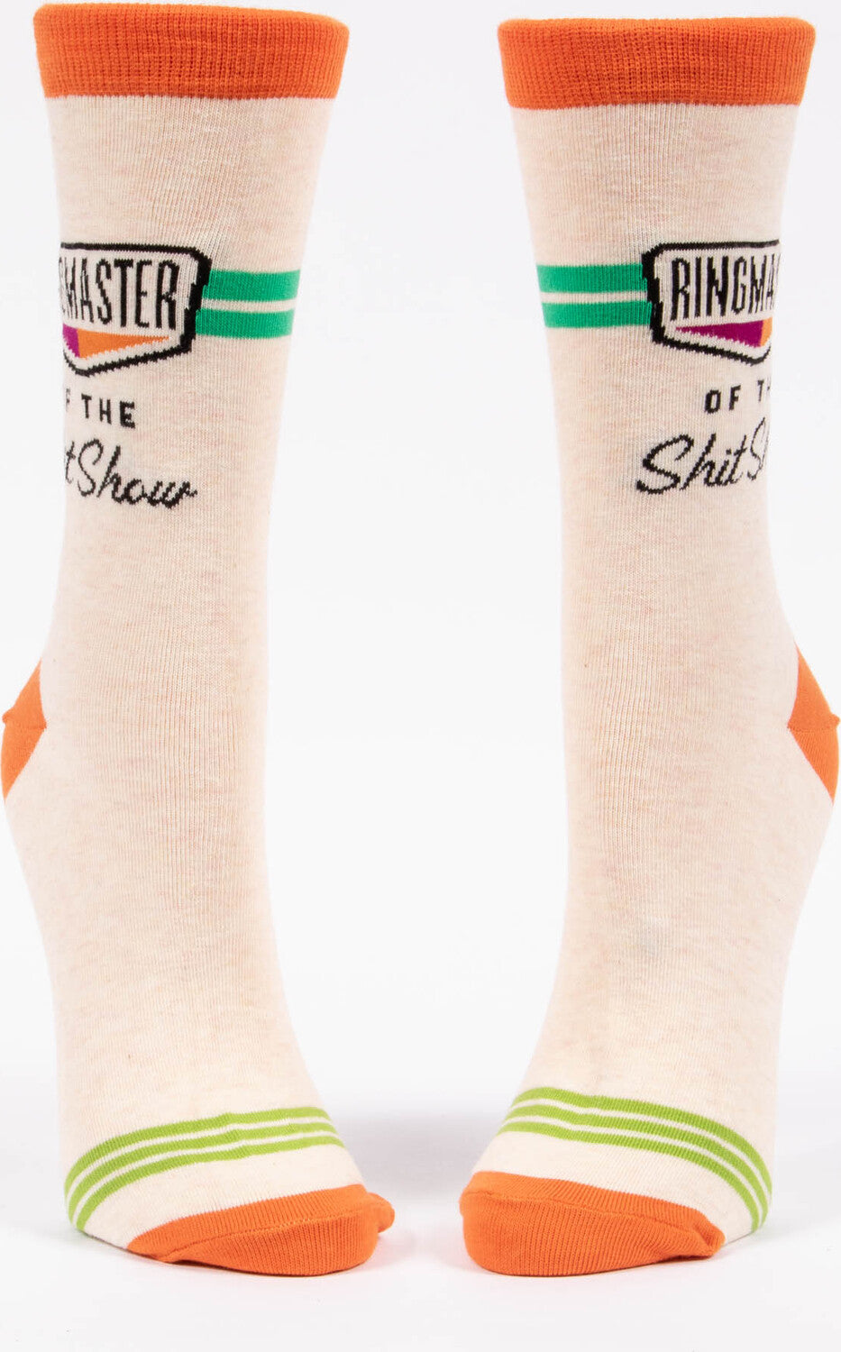 Ringmaster Of The Shit Show Womens Crew Socks