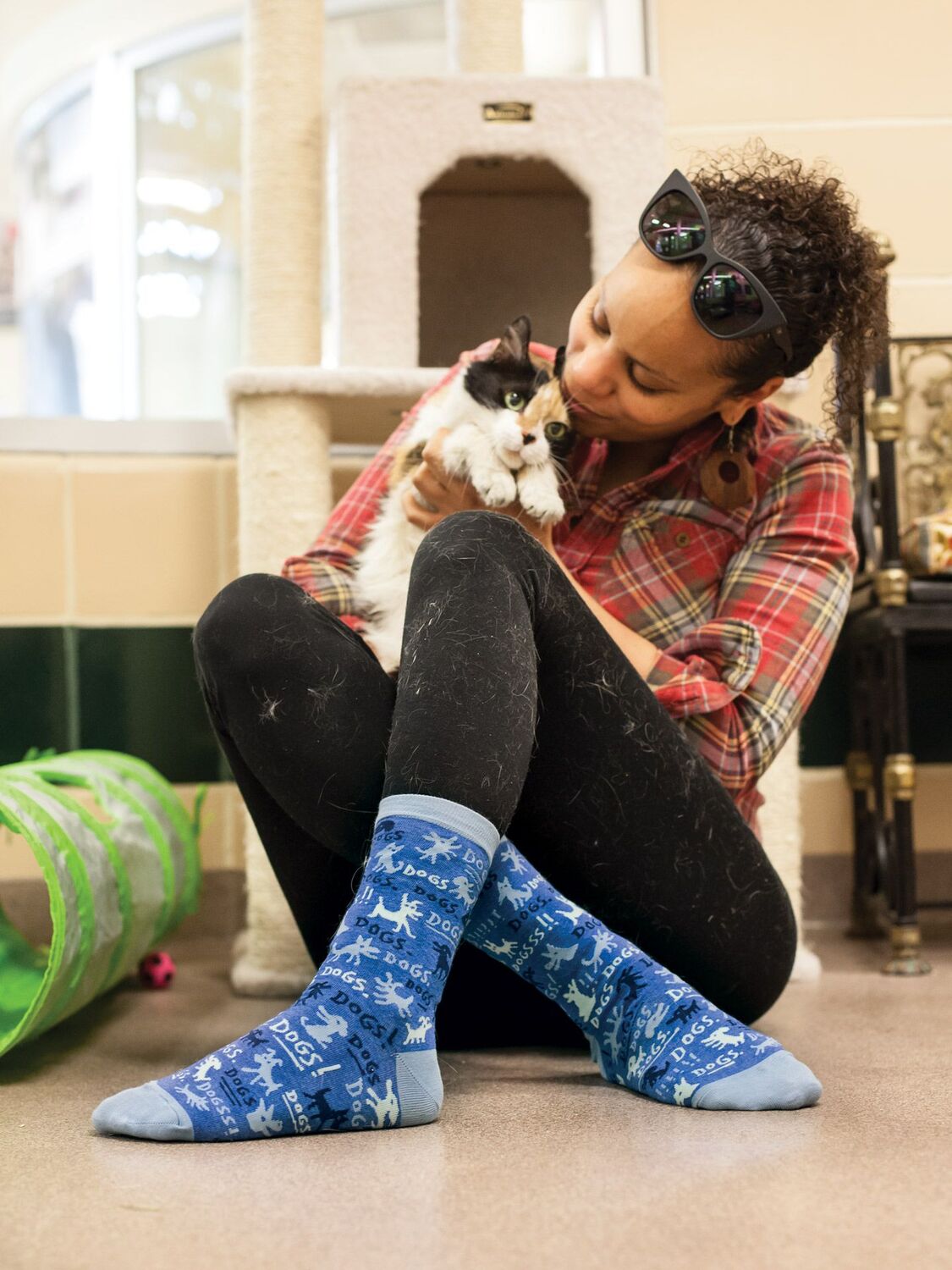 Dogs! Womens Crew Socks