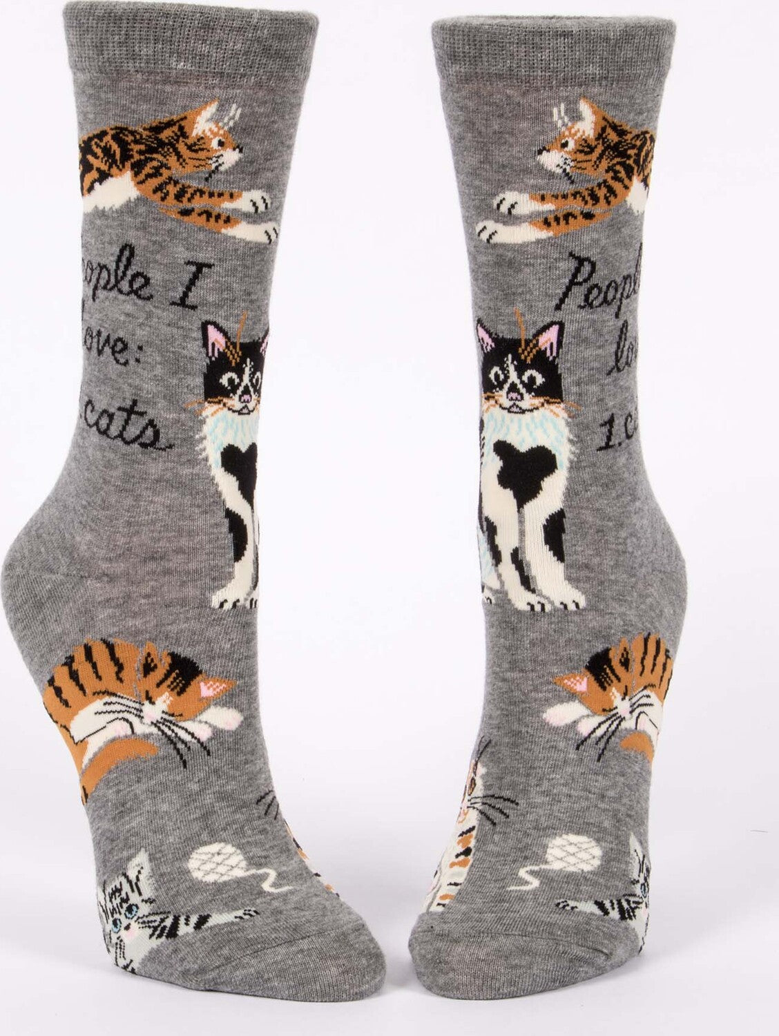 People I Love: Cats Womens Crew Socks