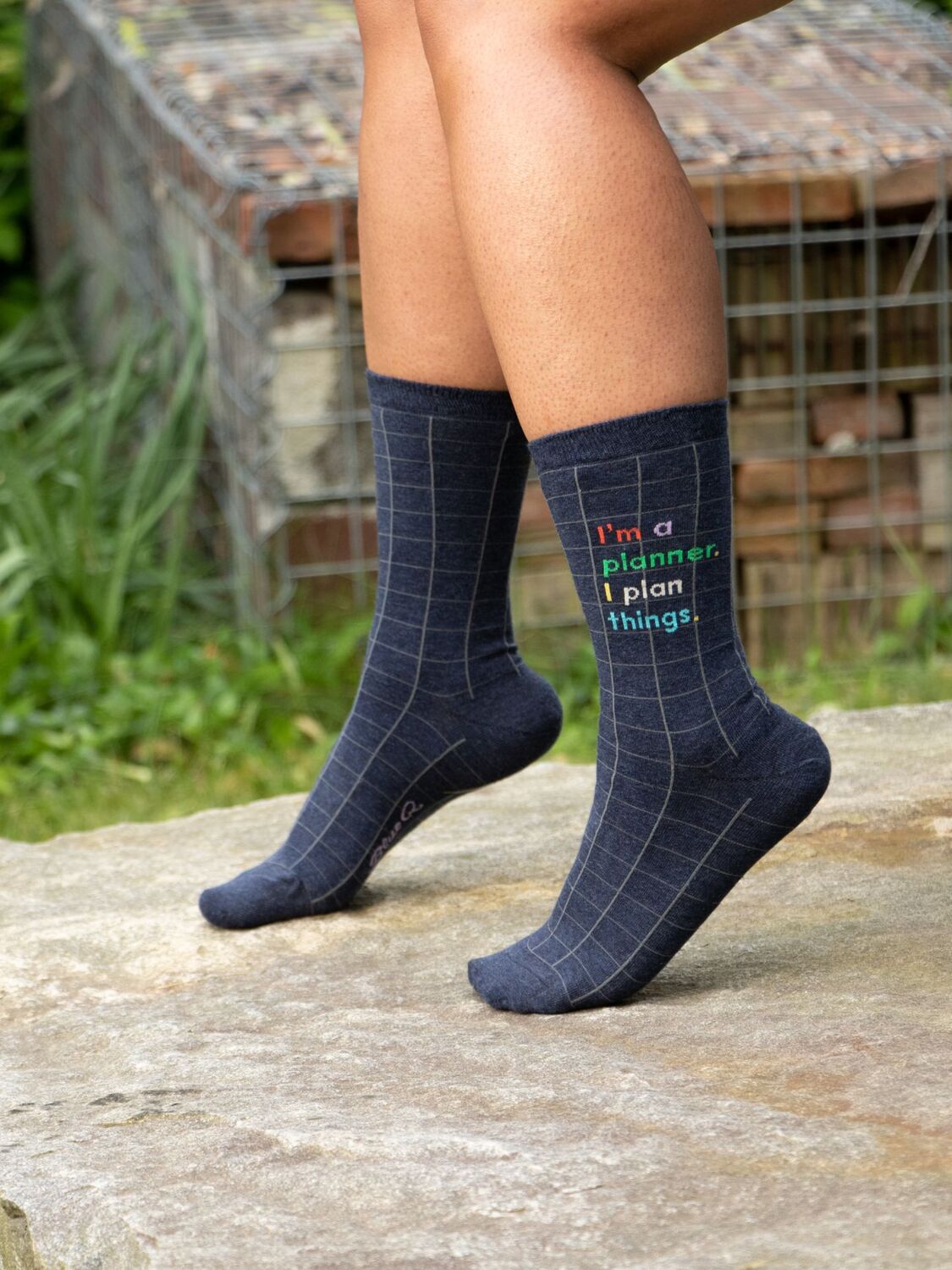 I'm A Planner. I Plan Things. Womens Crew Socks