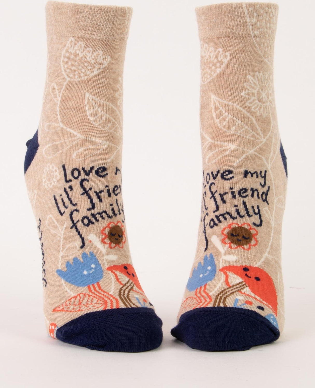Love My Lil' Friend Family Womens Ankle Socks