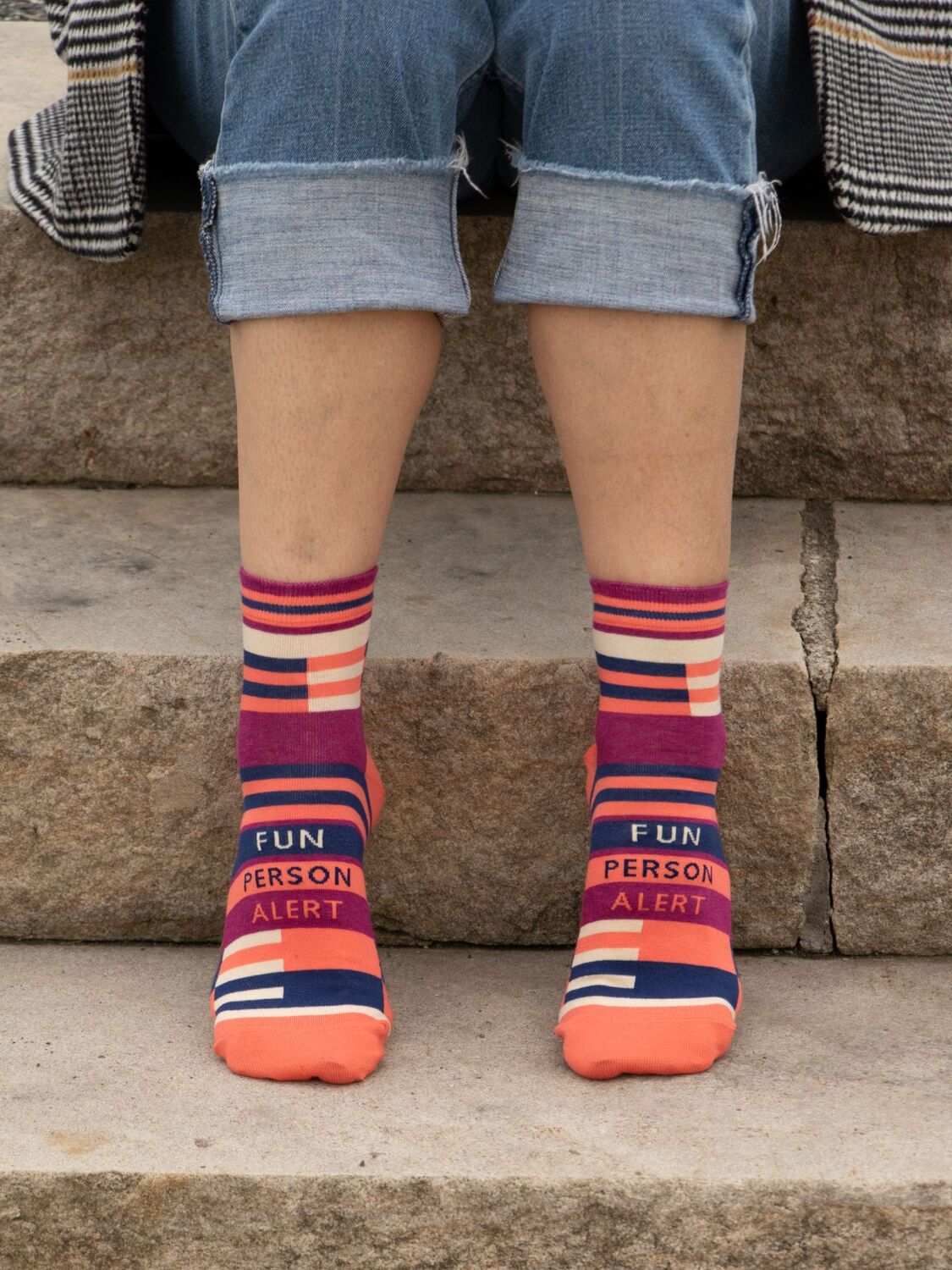 Fun Person Alert Womens Ankle Socks