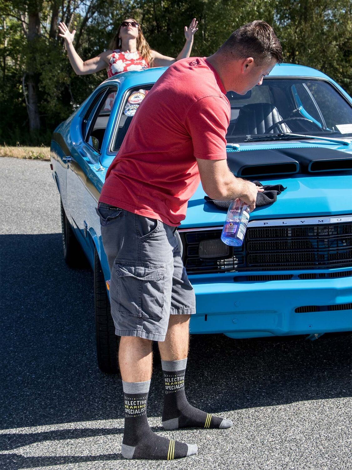 Selective Hearing Mens Crew Socks