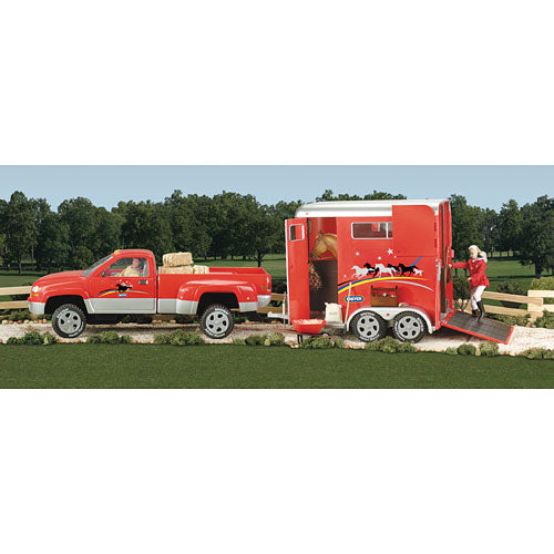 Traditional Pick-Up Truck *New Red Color