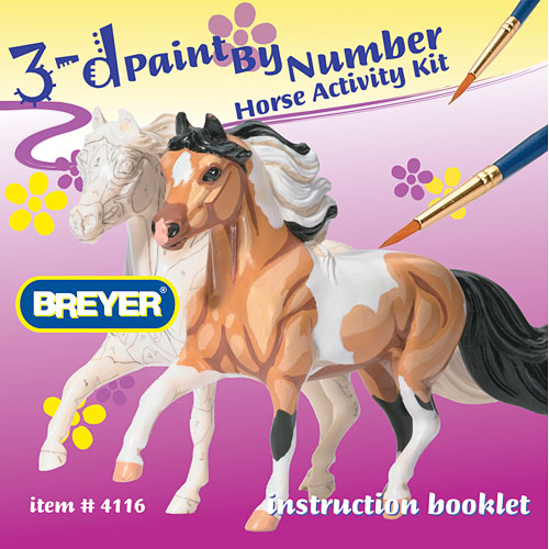 3D Paint-by-Number Activity Kit Pinto
