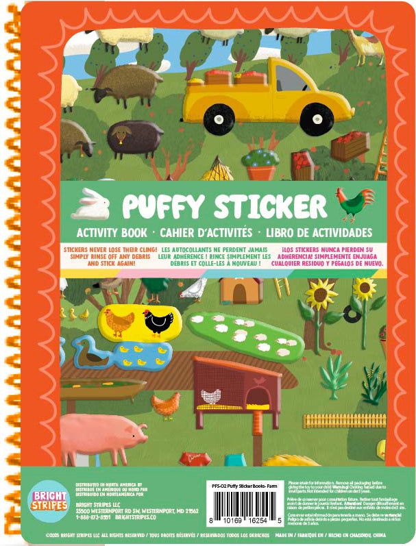 Puffy Sticker Books- Farm