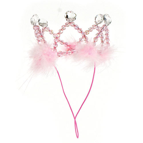 Tiara w/ Pink Elastic