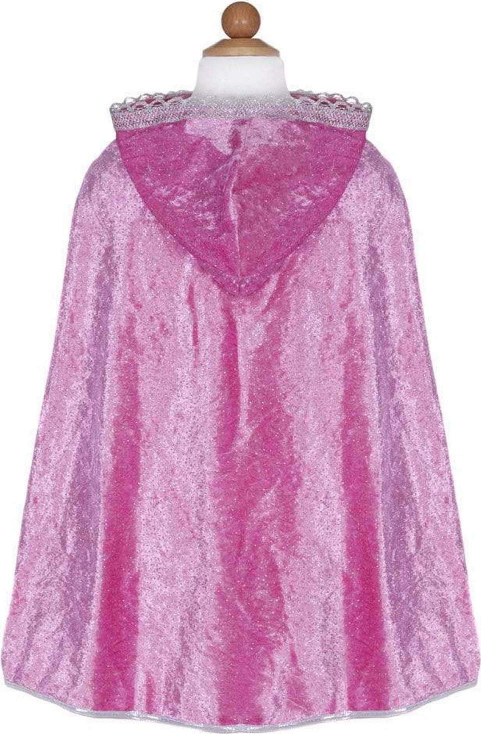 Diamond Sparkle Cape - Dark Pink (Size 5-6)