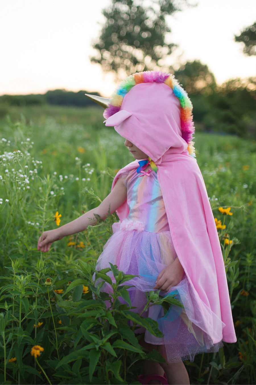 Pink Unicorn Cape (Size 5/6)