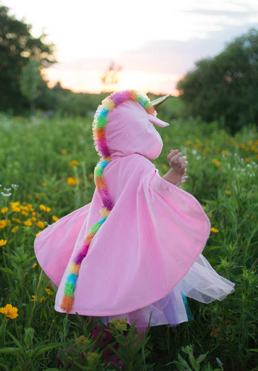 Pink Unicorn Cape (Size 5/6)