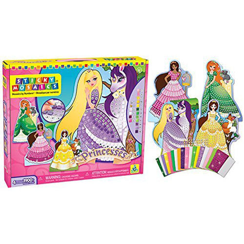 The Orb Factory Sticky Mosaics Princesses Kit