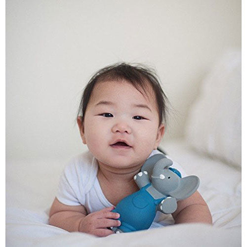 Alvin the Elephant Rubber Squeaker - Baby Toy by Creative Education (83136)